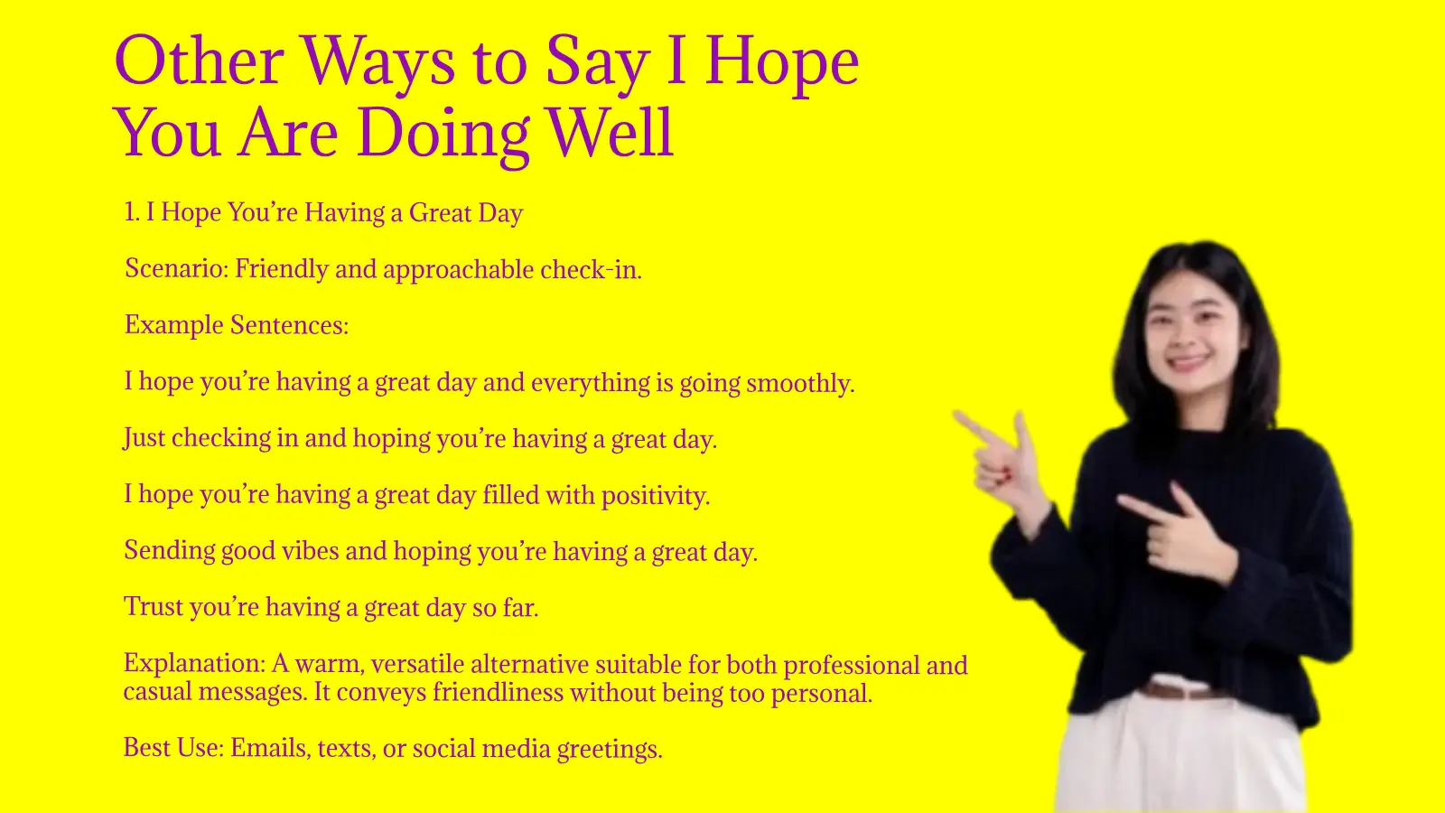 Other Ways to Say I Hope You Are Doing Well