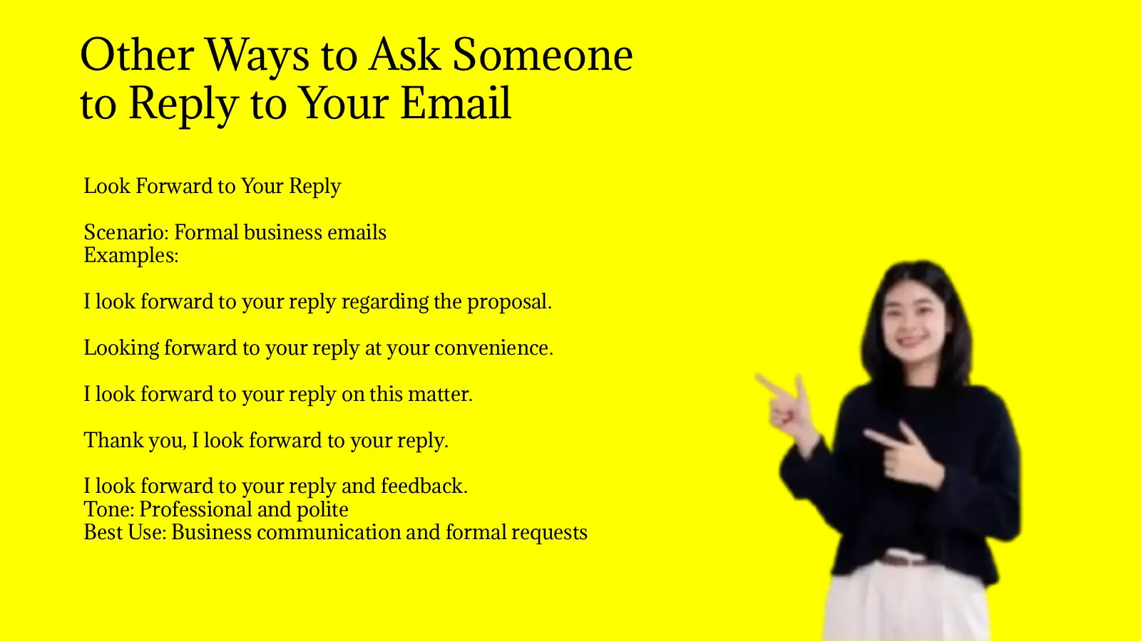 Other Ways to Ask Someone to Reply to Your Email