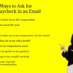 Other Ways to Ask for Your Paycheck in an Email