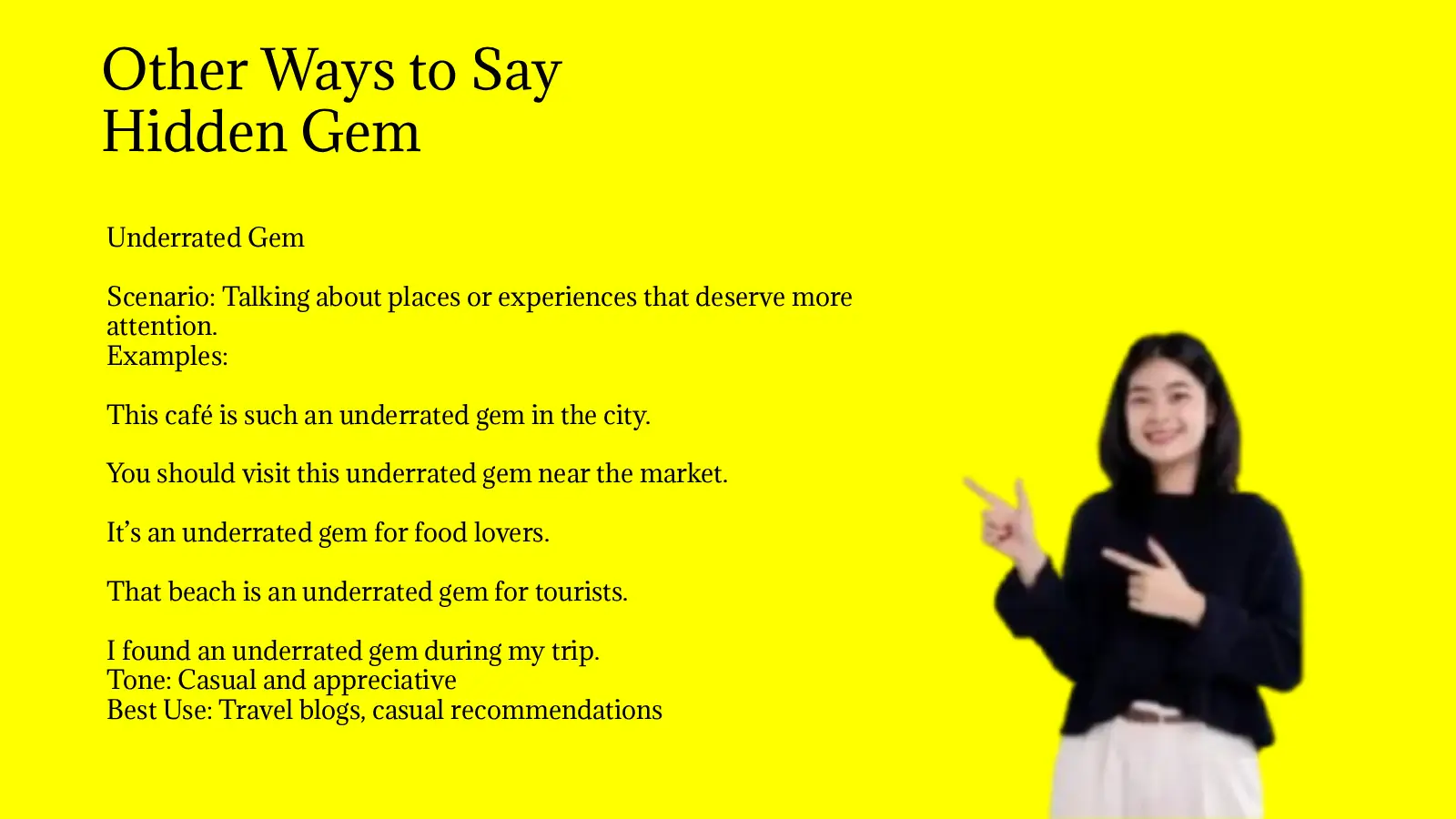 Other Ways to Say Hidden Gem