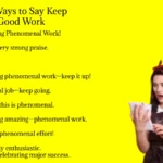 Other Ways to Say Keep Up the Good Work