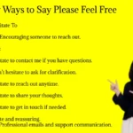 Other Ways to Say Please Feel