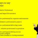 other ways to say self-starter