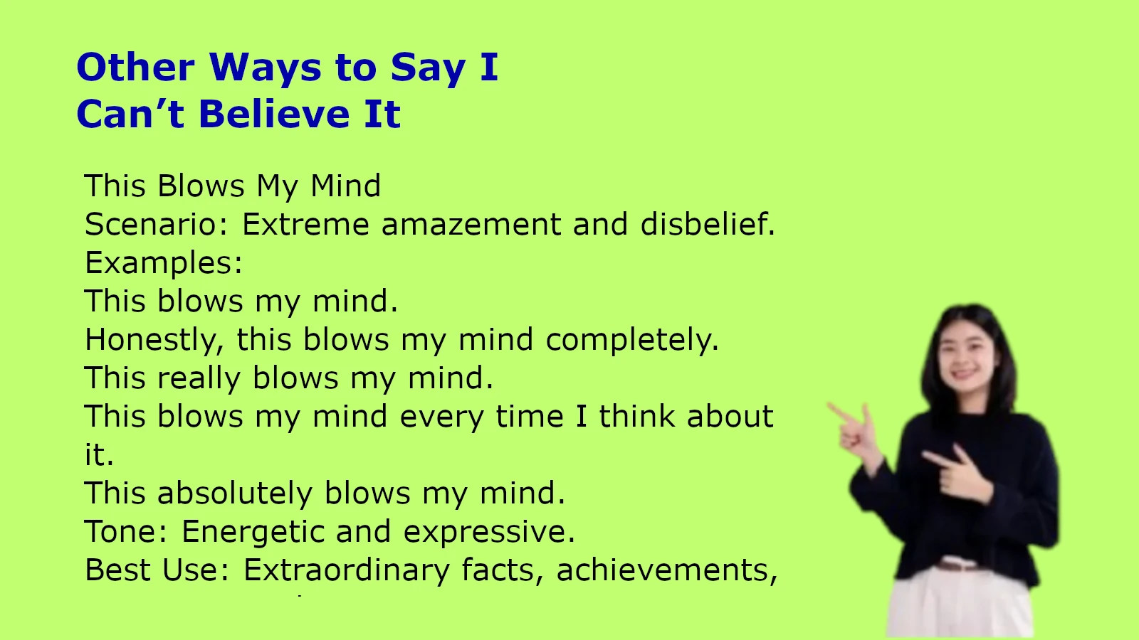 Other Ways to Say I Can’t Believe It