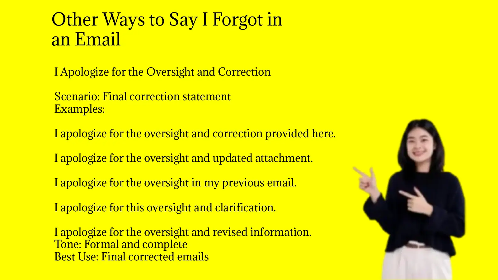 Other Ways to Say I Forgot in an Email