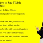 Other Ways to Say I Wish You the Best
