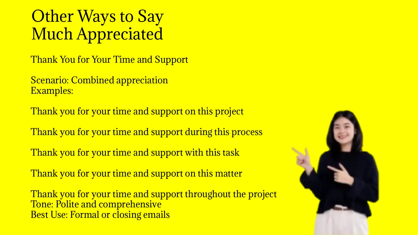 Other Ways to Say Much Appreciated