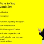 Other Ways to Say Polite Reminder Email