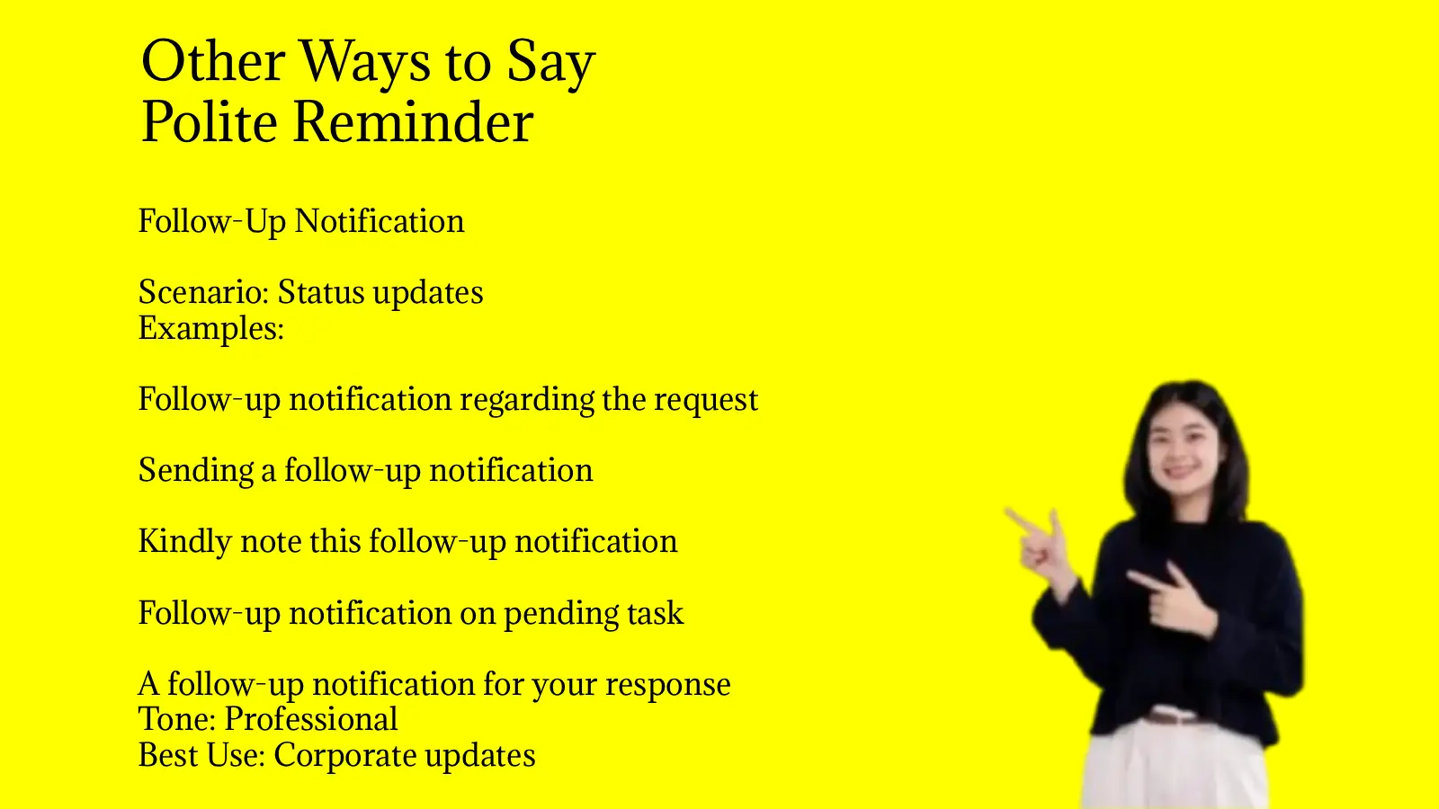 Other Ways to Say Polite Reminder Email
