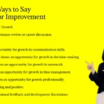 Other Ways to Say Room for Improvement