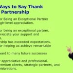 Other Ways to Say Thank You for Partnership