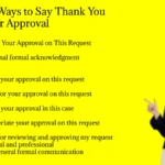Other Ways to Say Thank You for Your Approval