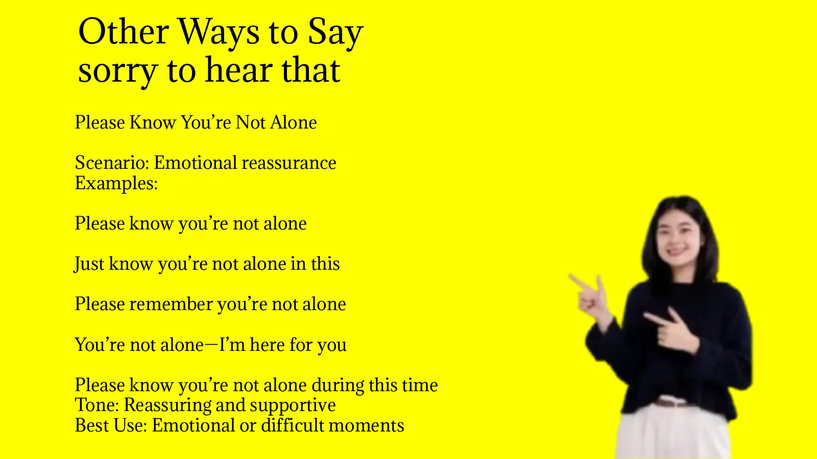 Other Ways to Say sorry to hear that