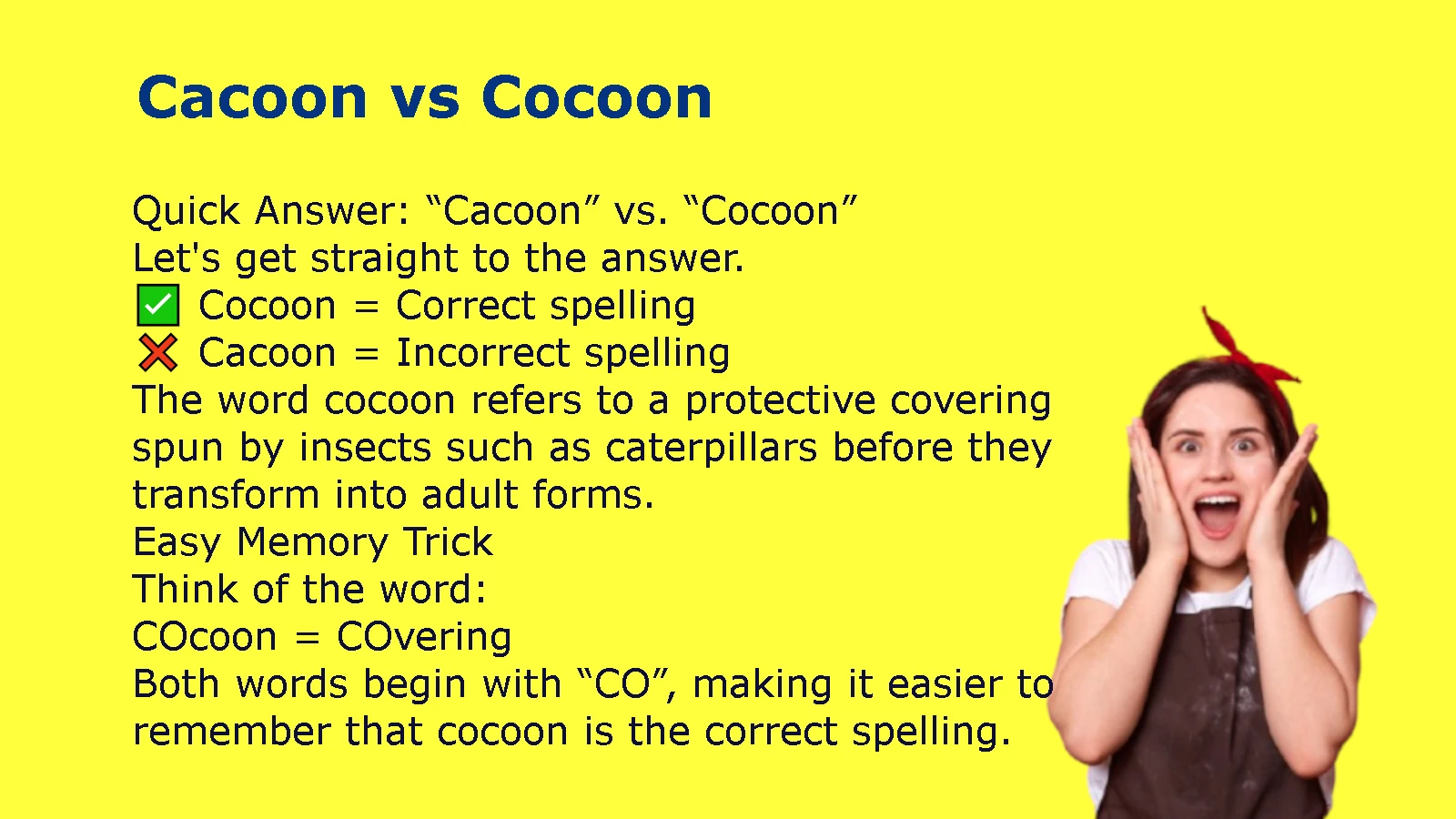 Cacoon vs Cocoon