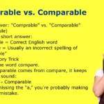 Comparable vs. Comprable