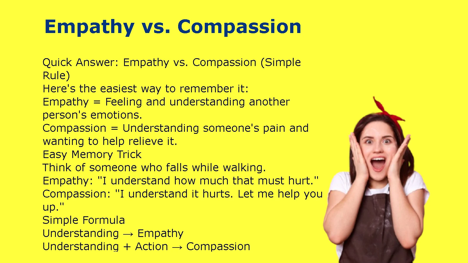 Empathy vs. Compassion