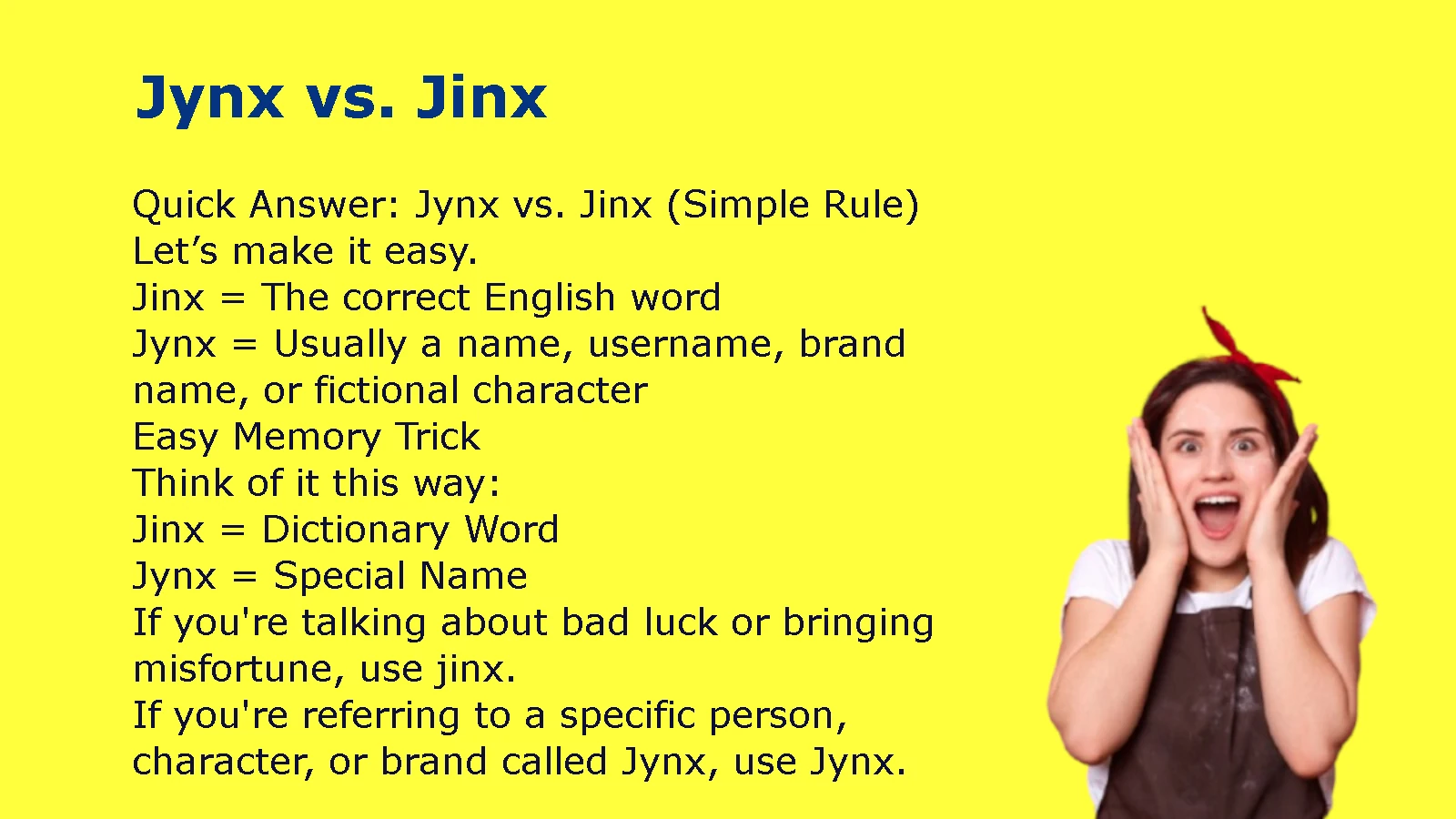 Jynx vs. Jinx
