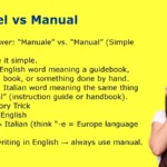 Manuel vs Manual