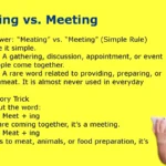 Meating vs. Meeting