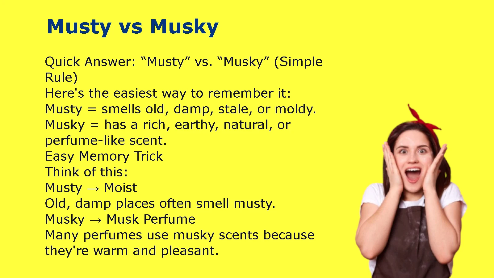 Musty vs Musky