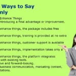 Other Ways to Say Not Only