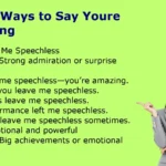 Other Ways to Say You’re Amazing