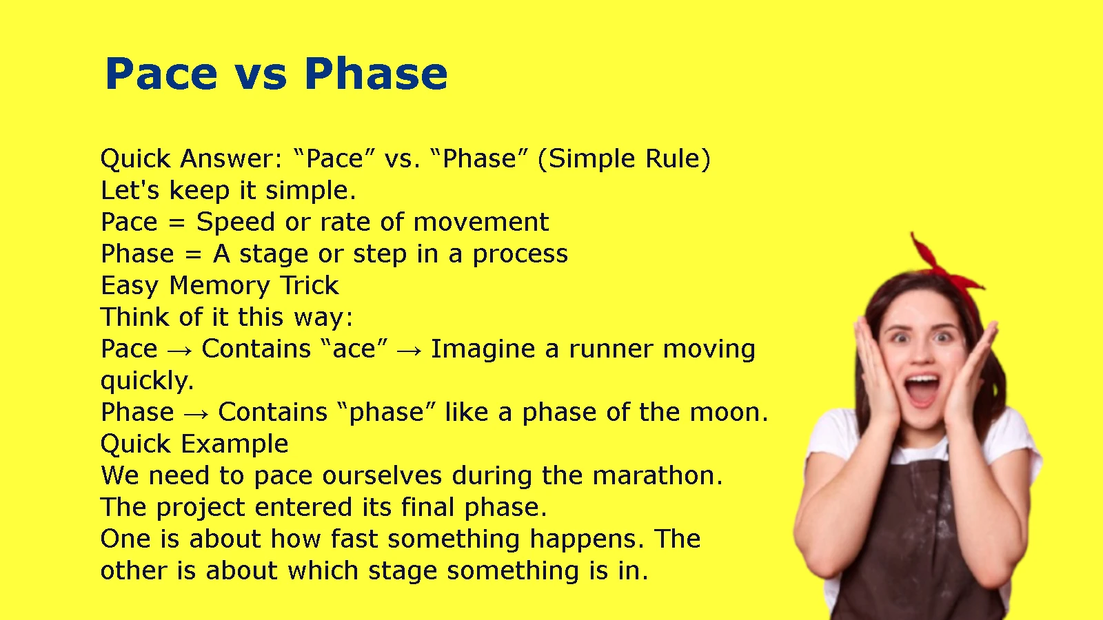 Pace vs Phase
