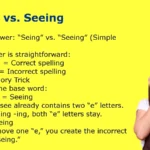 Seing vs. Seeing