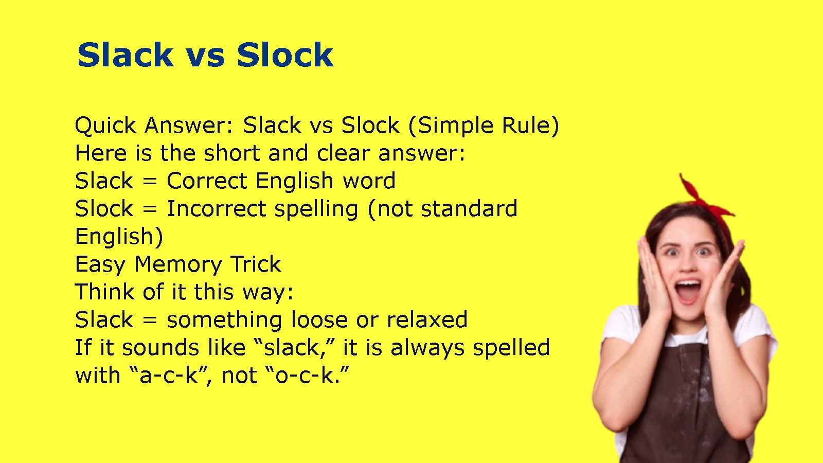 Slack vs. Slock