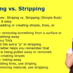 Striping vs. Stripping