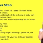 Stub vs Stab