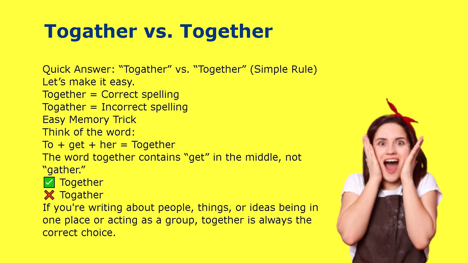 Togather vs. Together