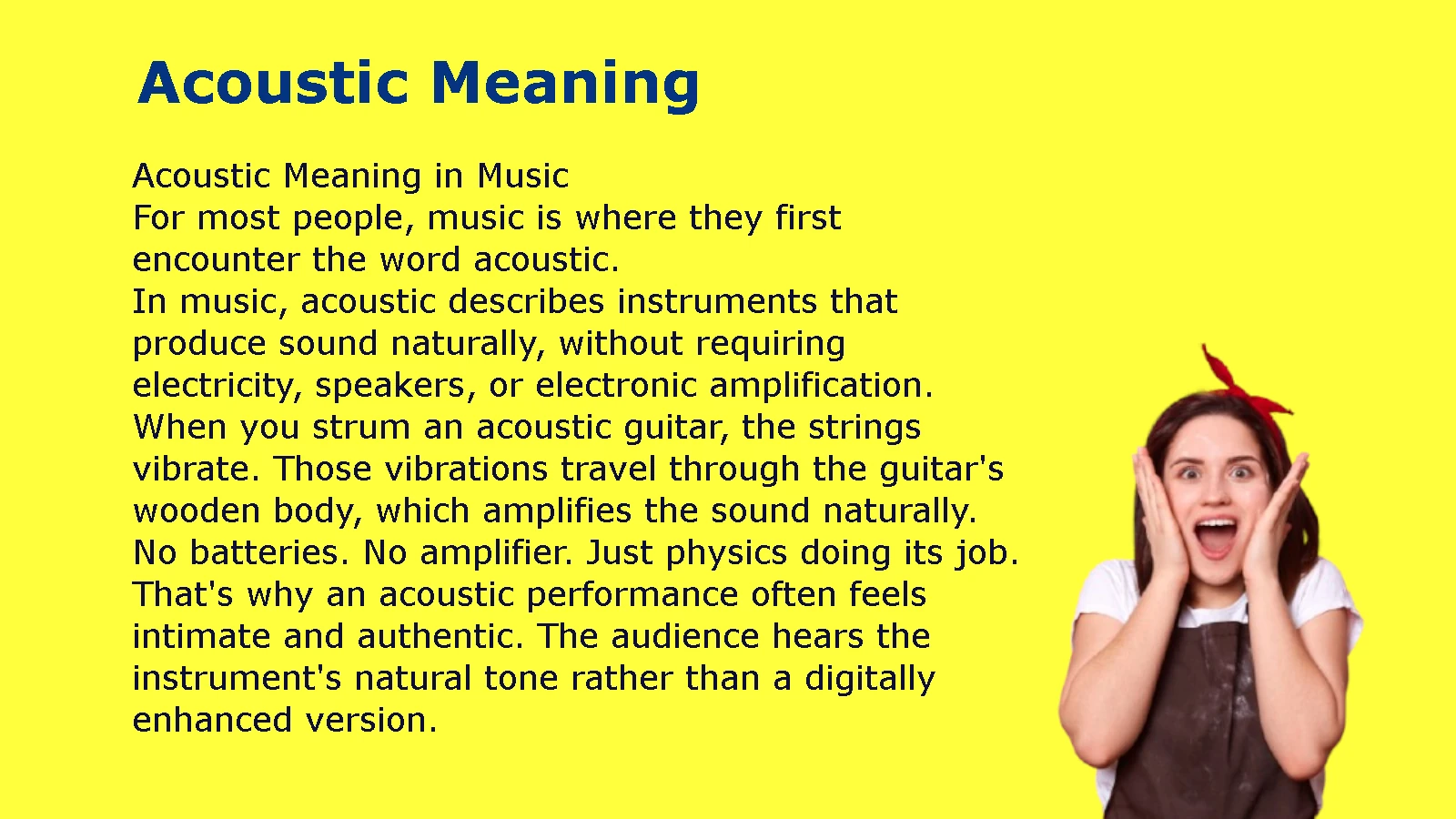 Acoustic Meaning
