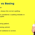 Being vs Beeing