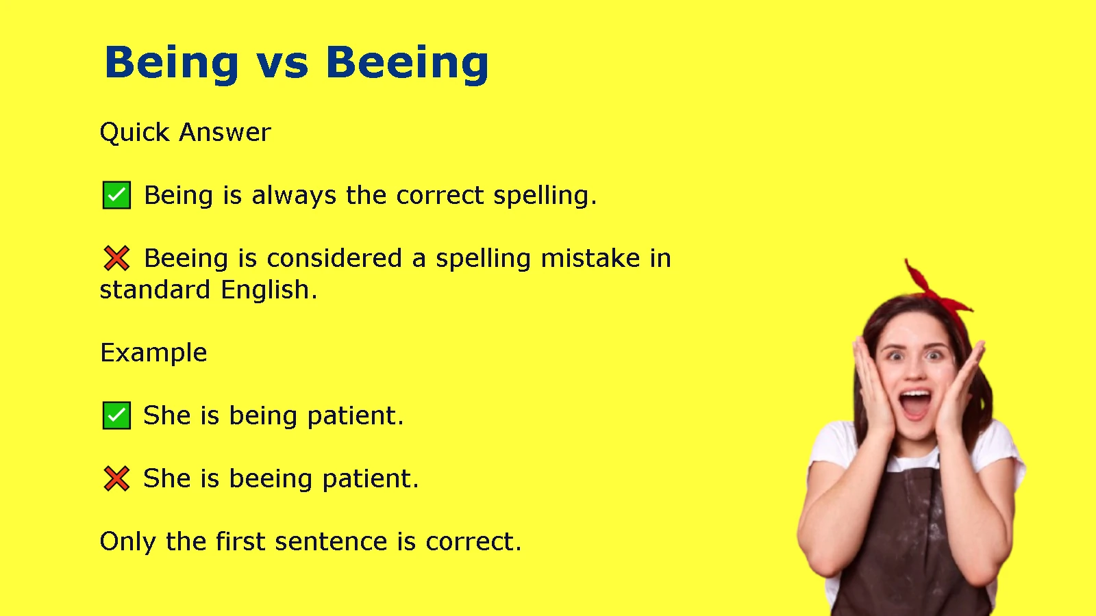 Being vs Beeing