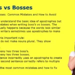 Boss’s vs Bosses