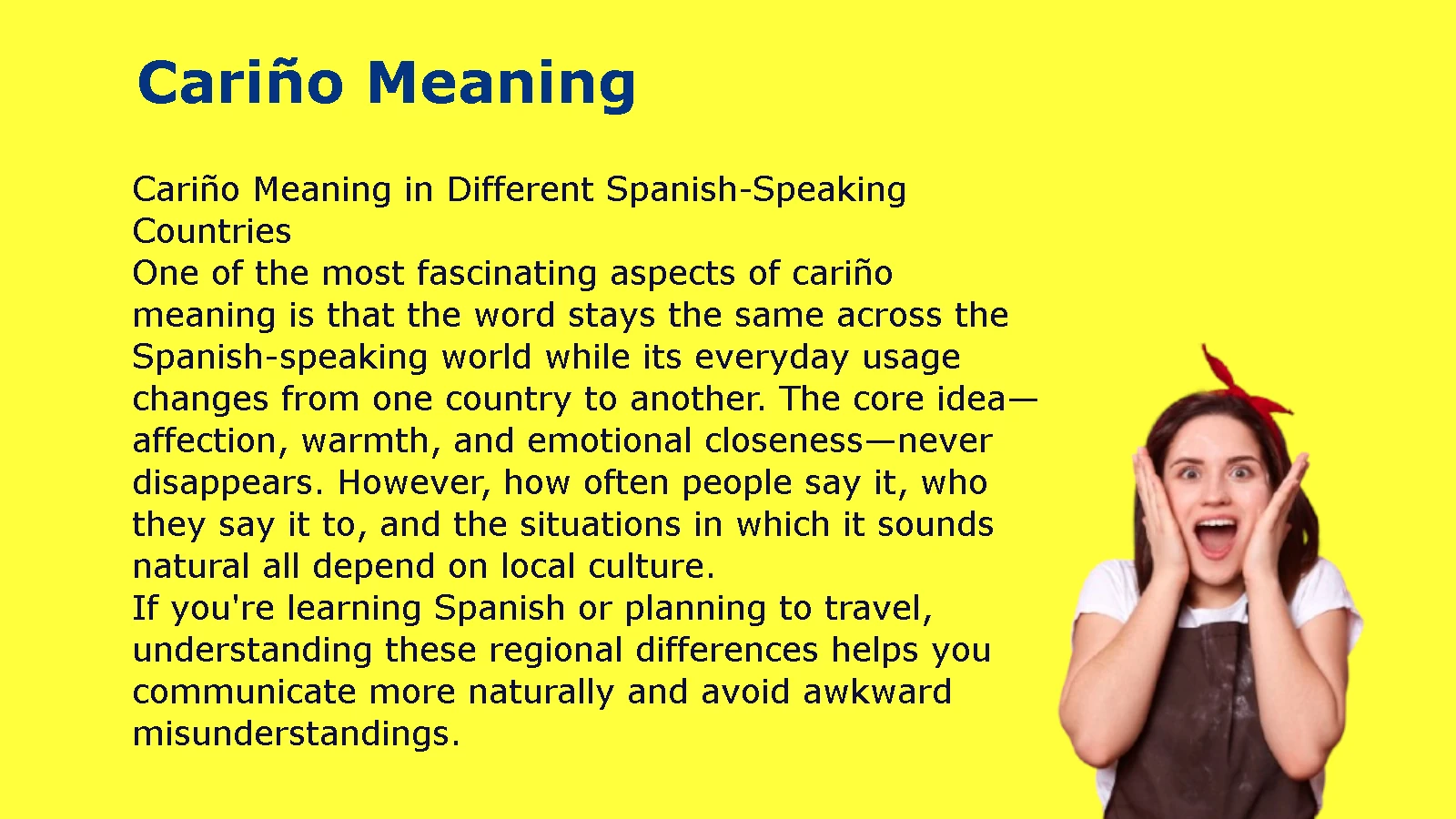 Cariño Meaning