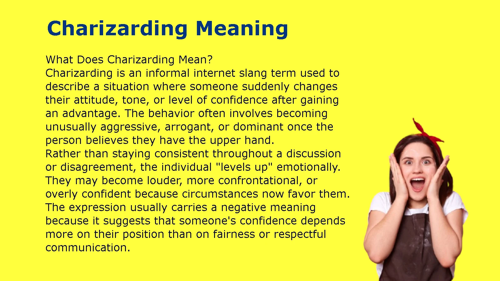 Charizarding Meaning