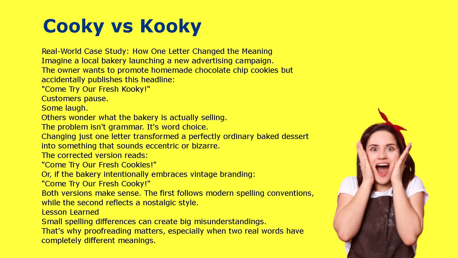 Cooky vs Kooky