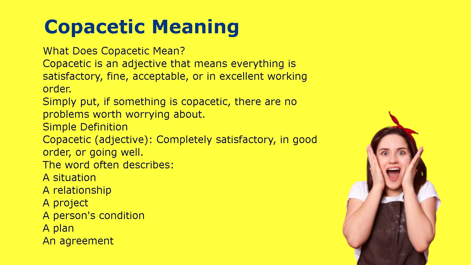 Copacetic Meaning
