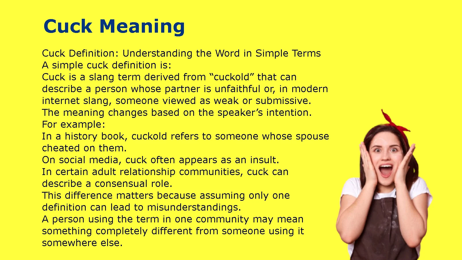 Cuck Meaning