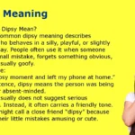 Dipsy Meaning