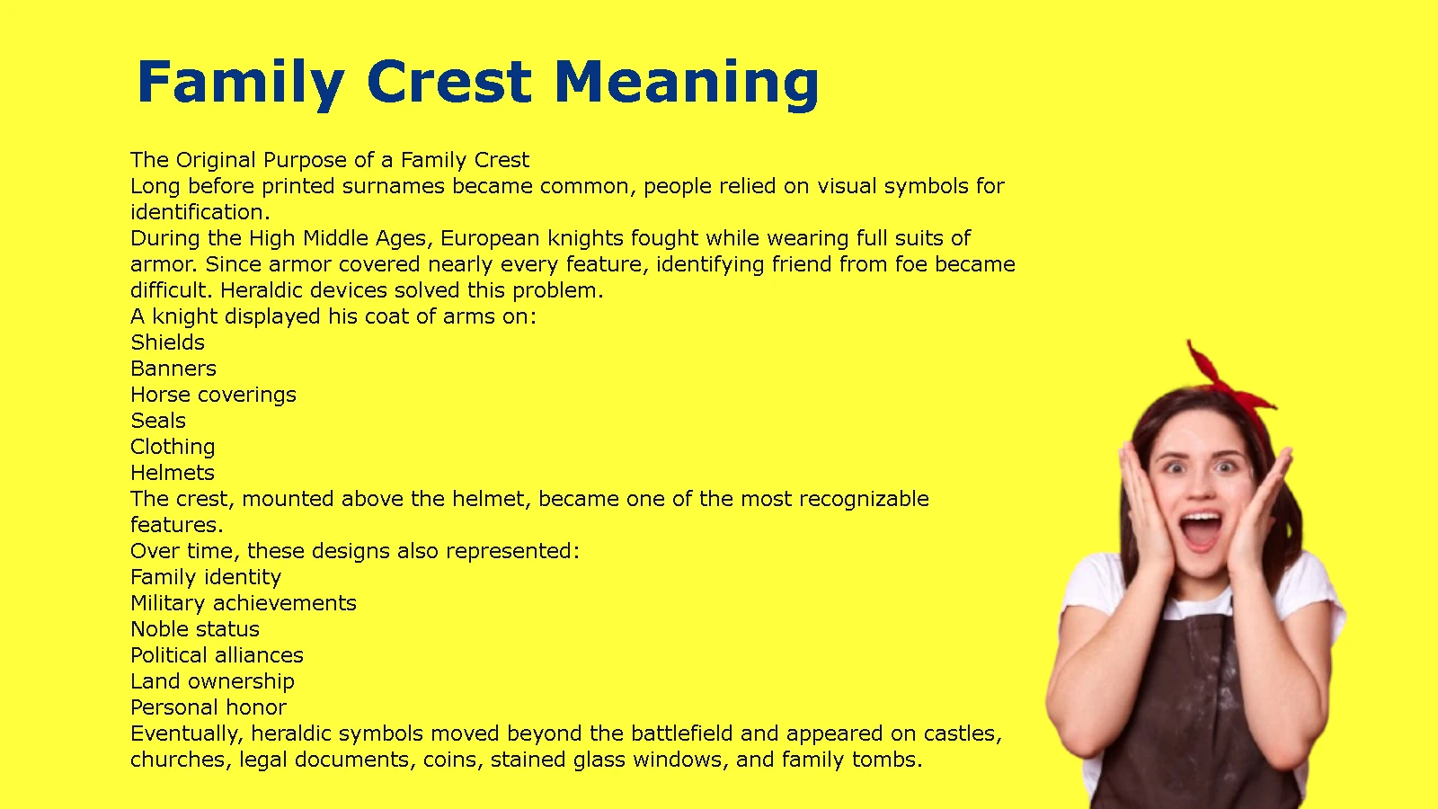 Family Crest Meaning