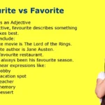 Favourite vs Favorite