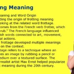 Frotting Meaning