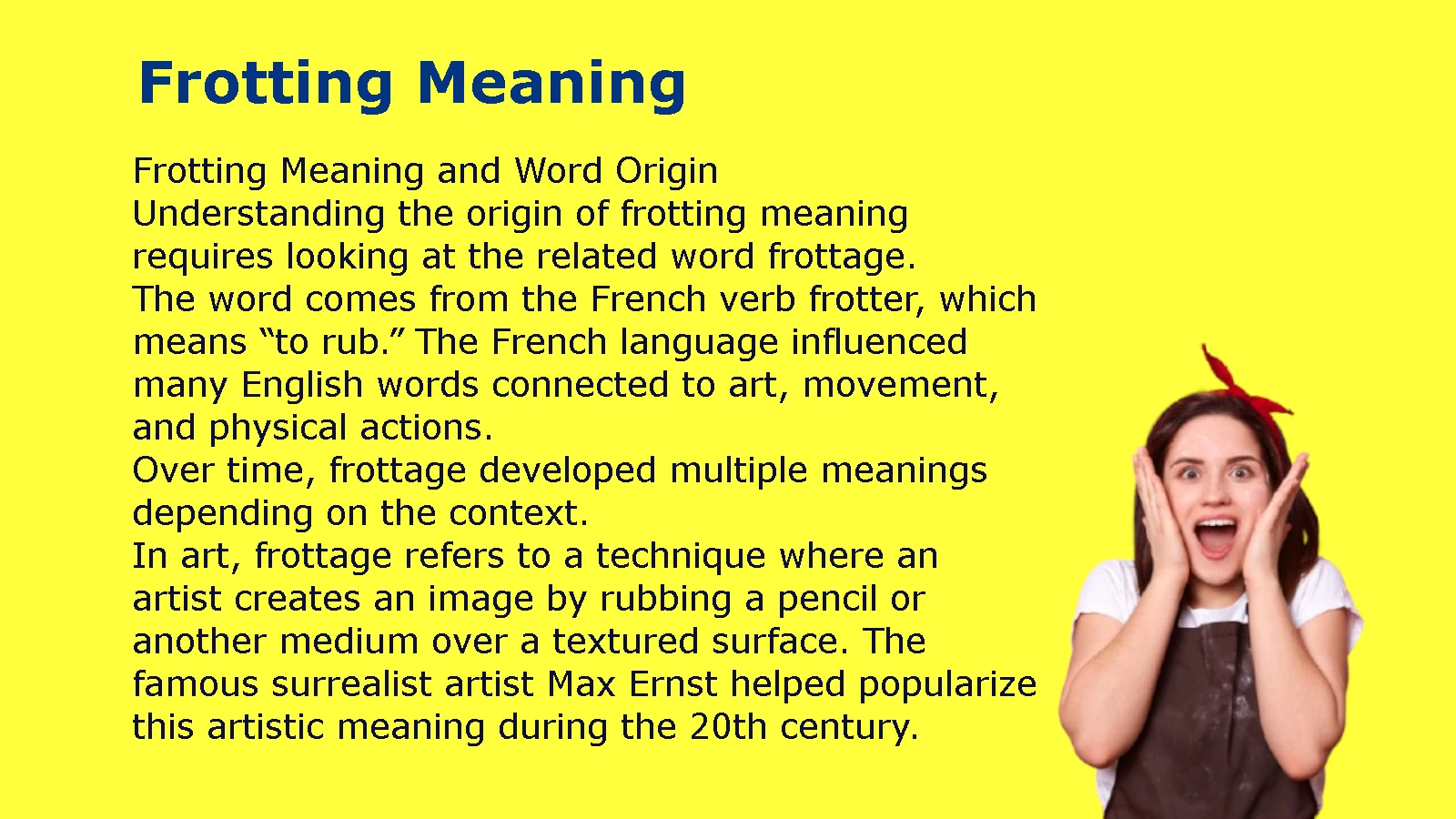 Frotting Meaning