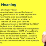 GOAT Meaning