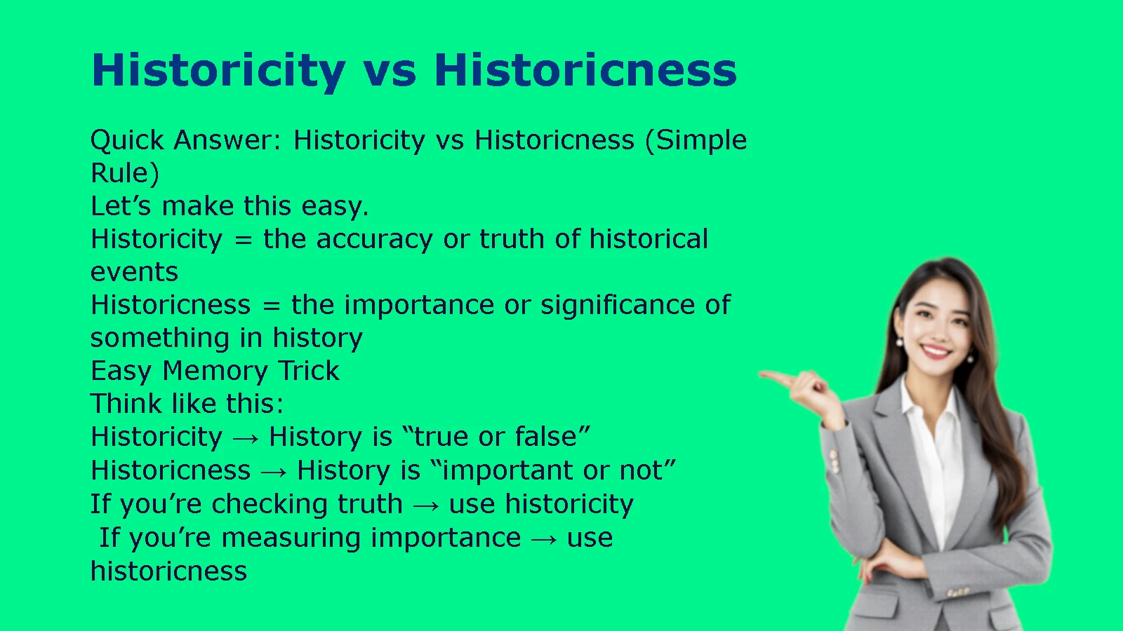 Historicity vs Historicness