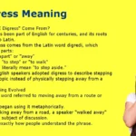 I Digress Meaning