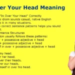 In Over Your Head Meaning